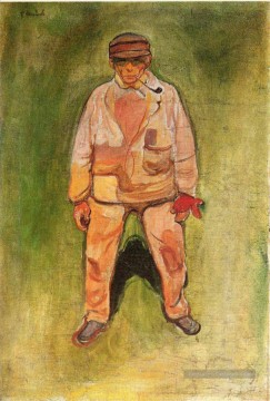 le pêcheur 1902 Edvard Munch Peinture à l'huile